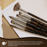 Monza® Short Filbert Paintbrush | Short Handle | 2632S